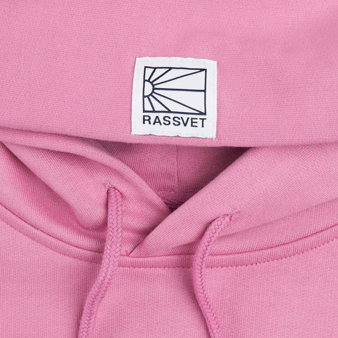 rassvet logo hoodie (pink) - a.plus