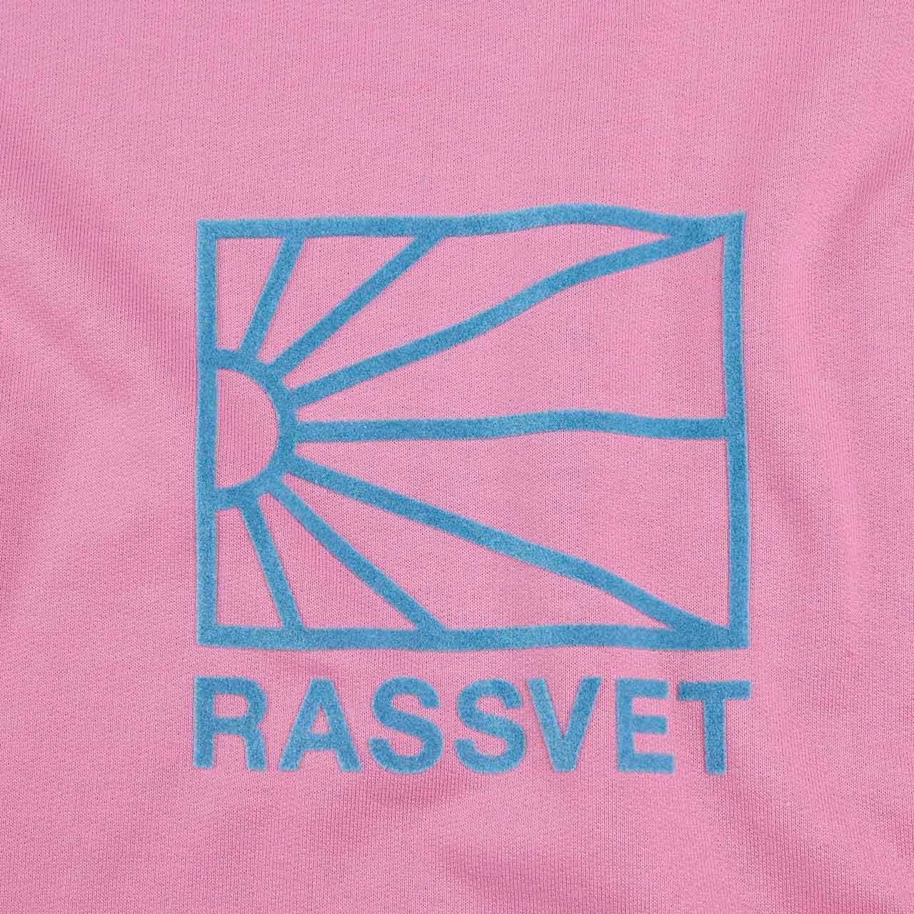 rassvet logo hoodie (pink) - a.plus