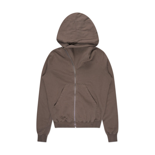 rick owens drkshdw mountain hoodie (brown) - a.plus