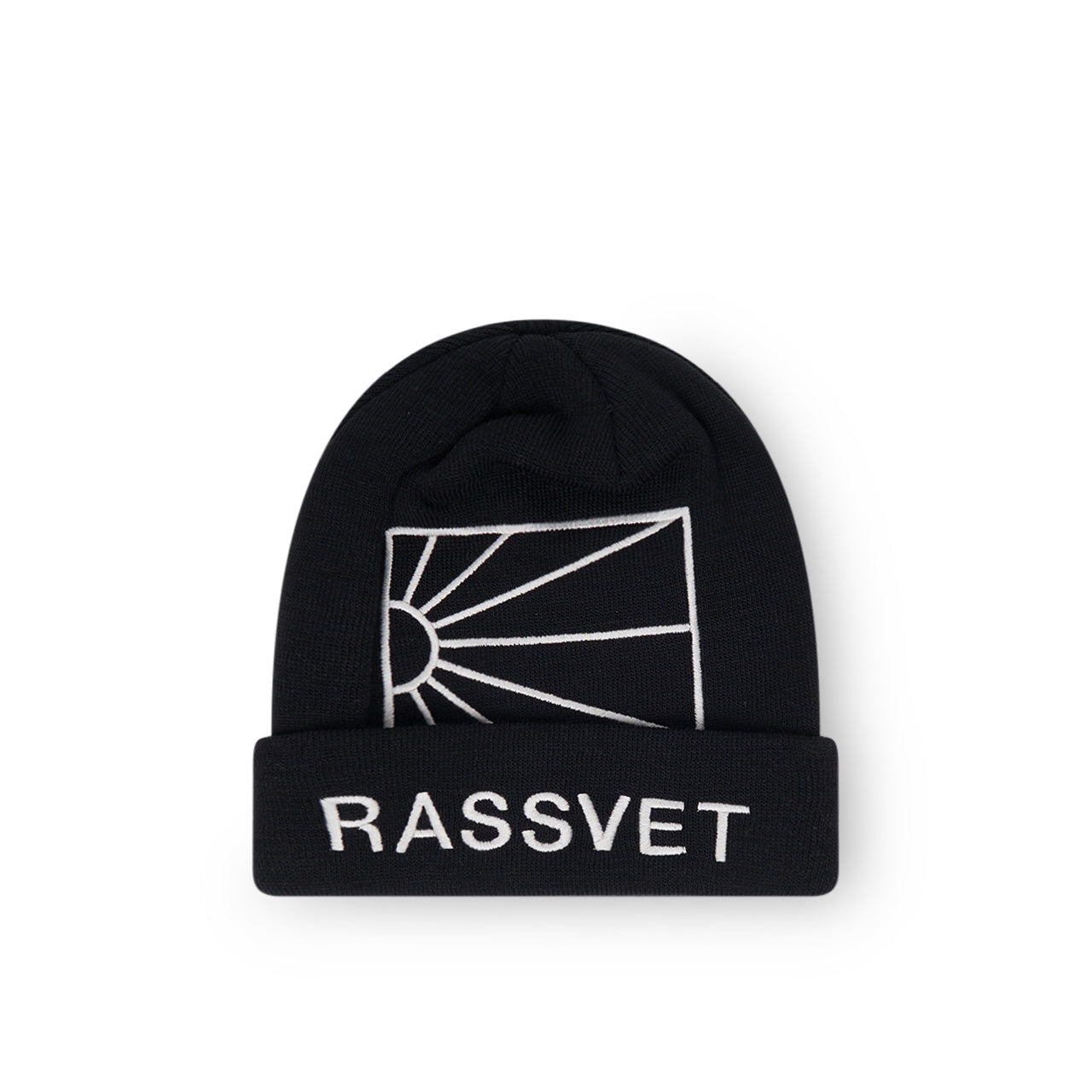 rassvet logo beanie (black) - a.plus