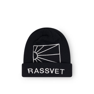 rassvet logo beanie (black) - a.plus