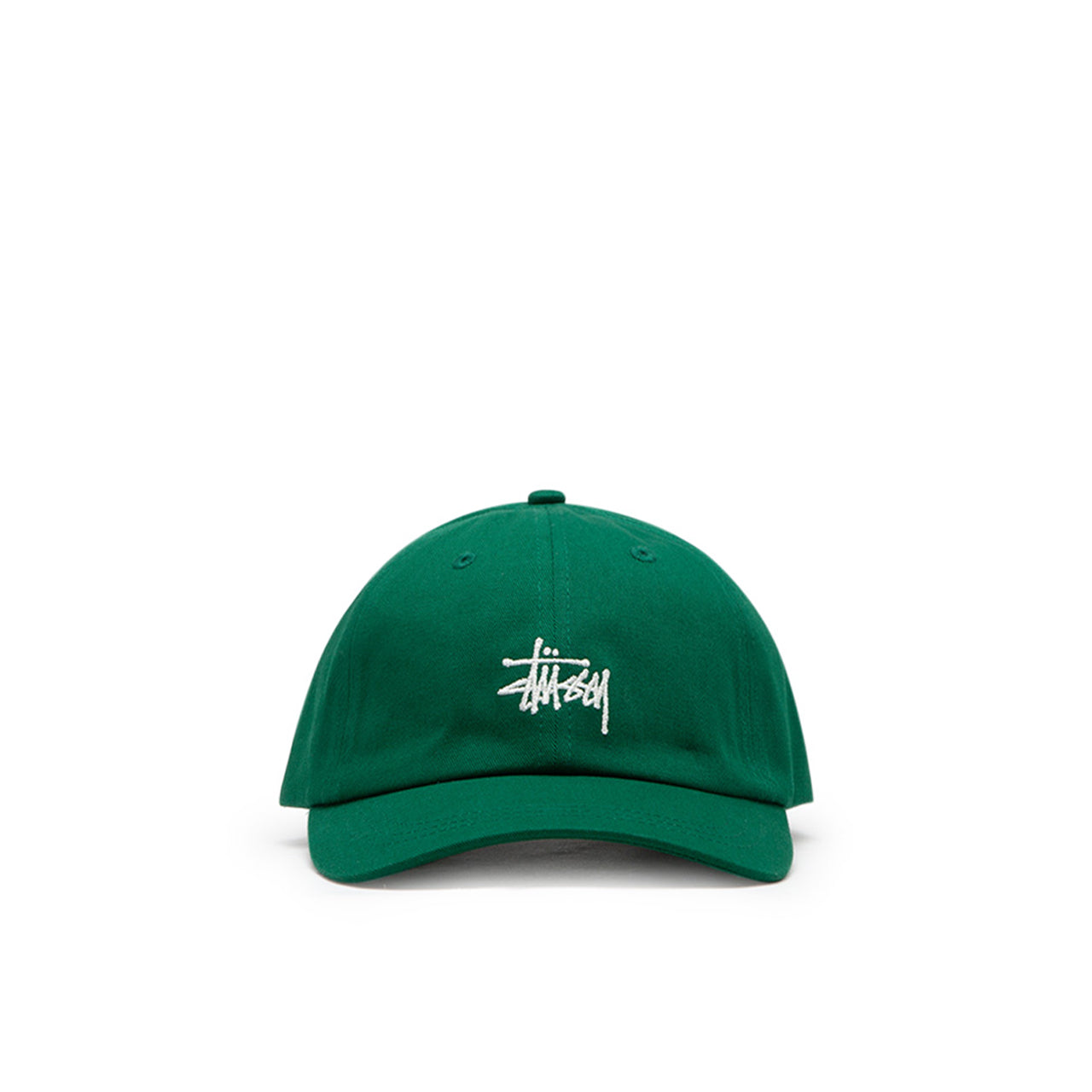 stüssy basic stock low pro cap (evergreen) - a.plus