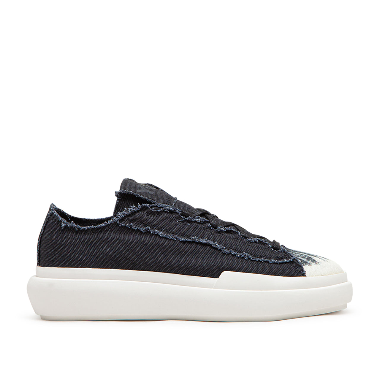 adidas y-3 nizza low (black / white) - a.plus