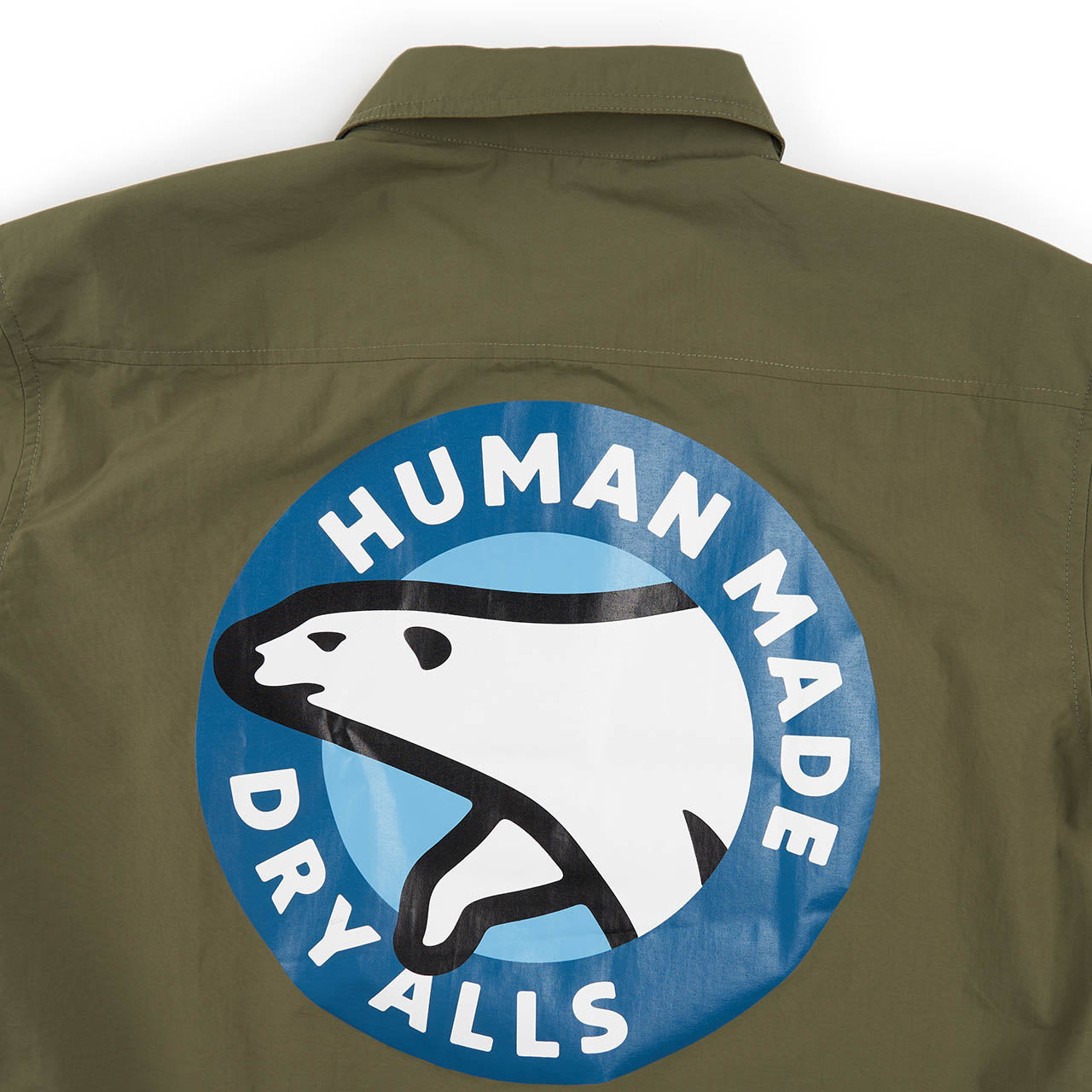 human made camping s/s shirt (olive drab) - a.plus