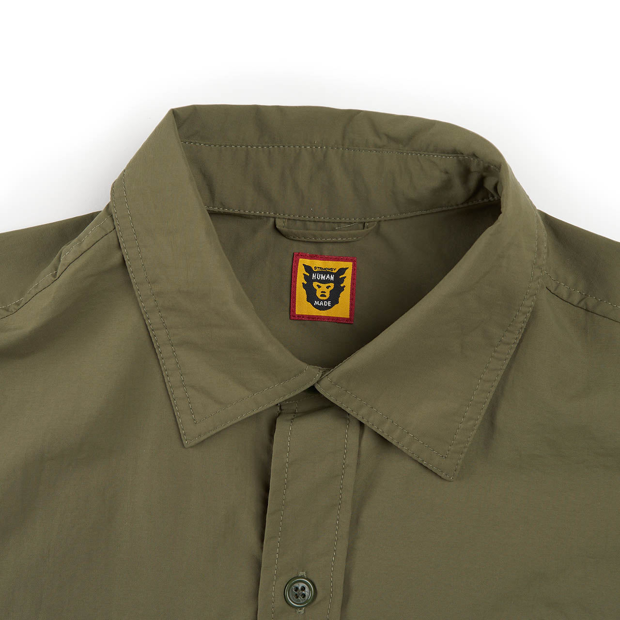 human made camping s/s shirt (olive drab) - a.plus