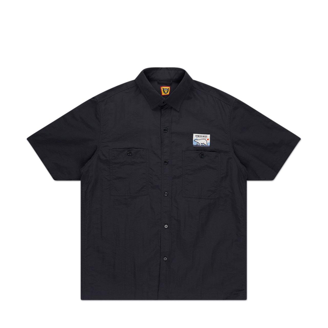 human made camping s/s shirt (black) - a.plus