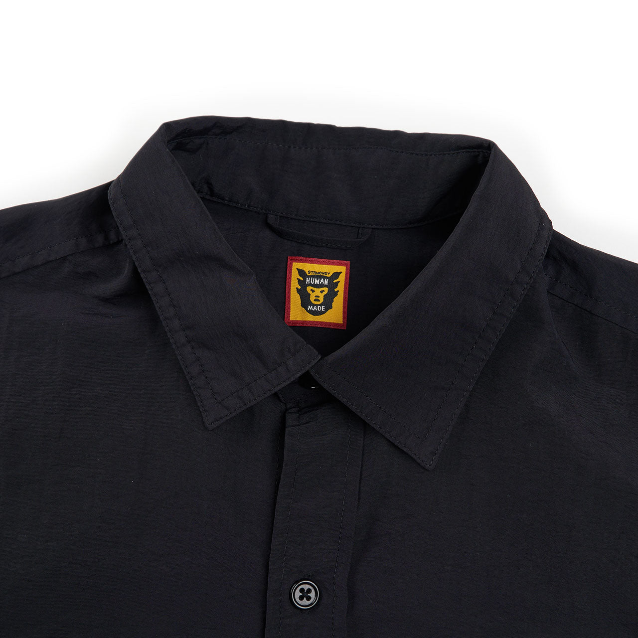 human made camping s/s shirt (black) - a.plus