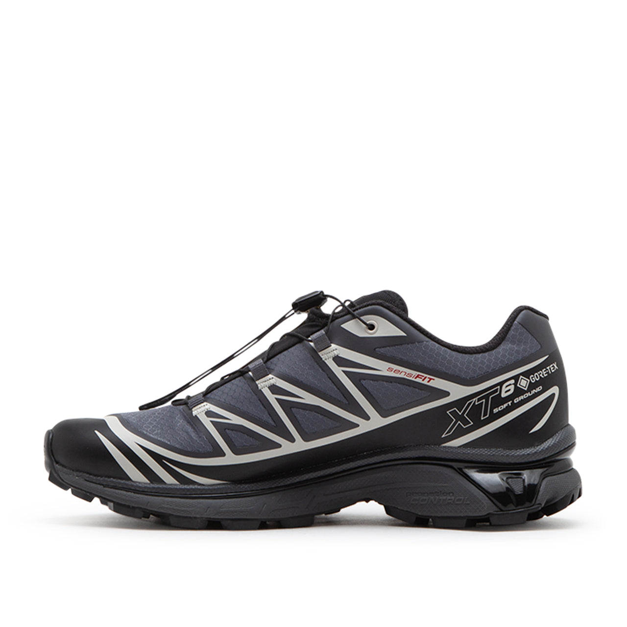 salomon xt-6 gtx (black / ebony / lunar rock) - a.plus
