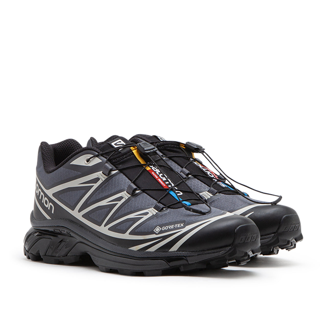 salomon xt-6 gtx (black / ebony / lunar rock) - a.plus