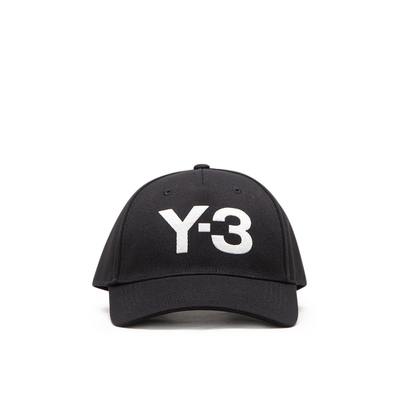 adidas y-3 logo cap (black / white) - a.plus