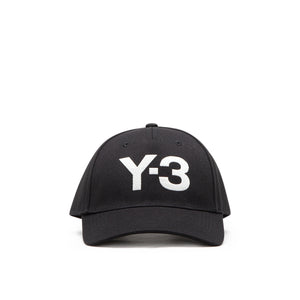 adidas y-3 logo cap (black / white) - a.plus