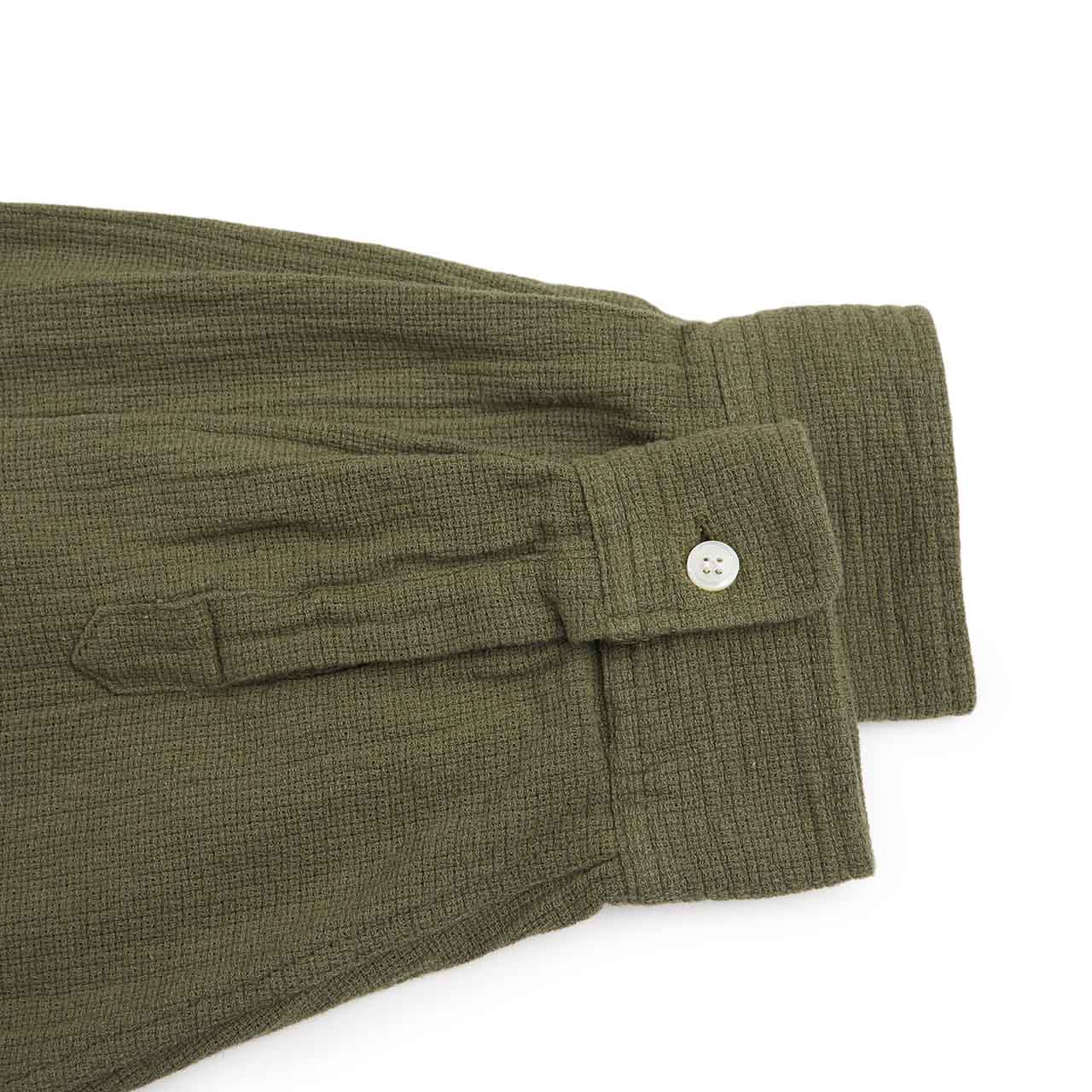 cav empt cl open shirt (olive) - a.plus