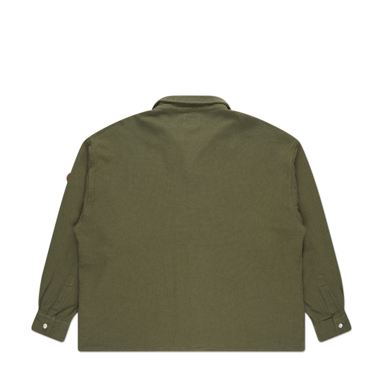 cav empt cl open shirt (olive) - a.plus