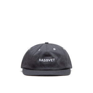 rassvet 6-panel logo cap (grey) - a.plus