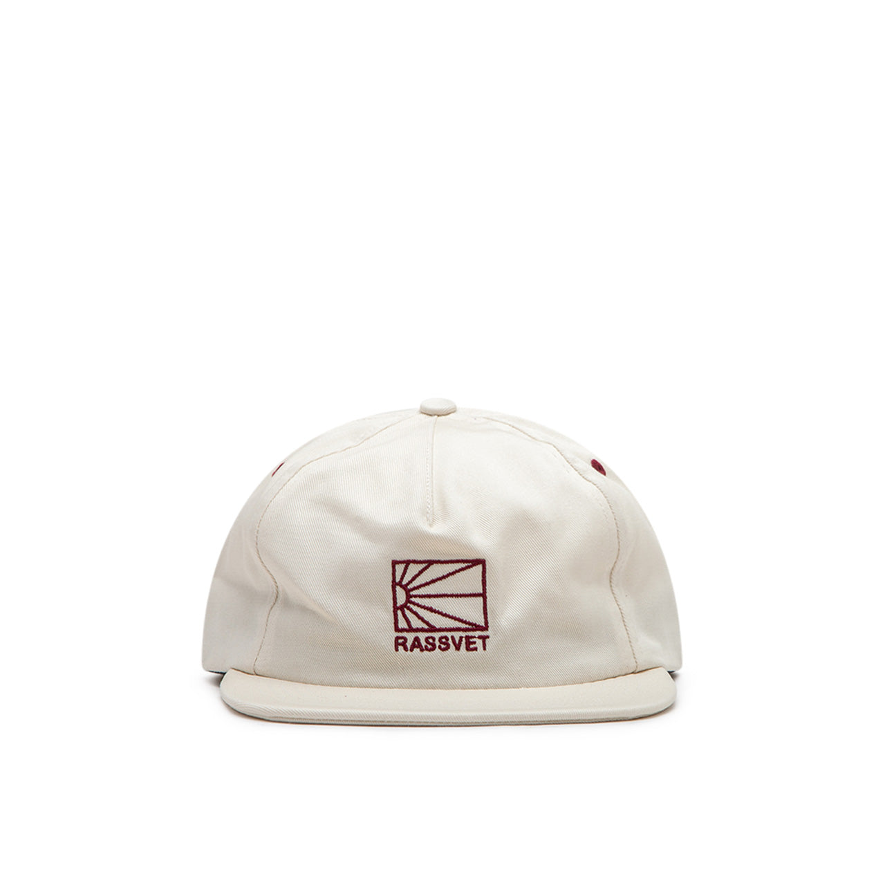rassvet 5-panel logo cap (light beige) - a.plus