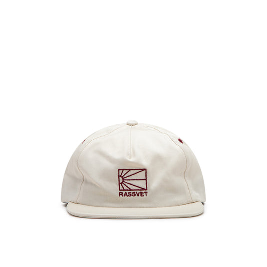 rassvet 5-panel logo cap (light beige) - a.plus