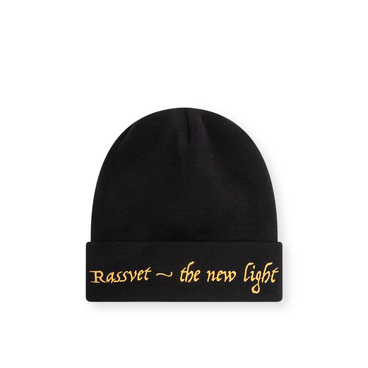 rassvet the new light beanie (black) - a.plus