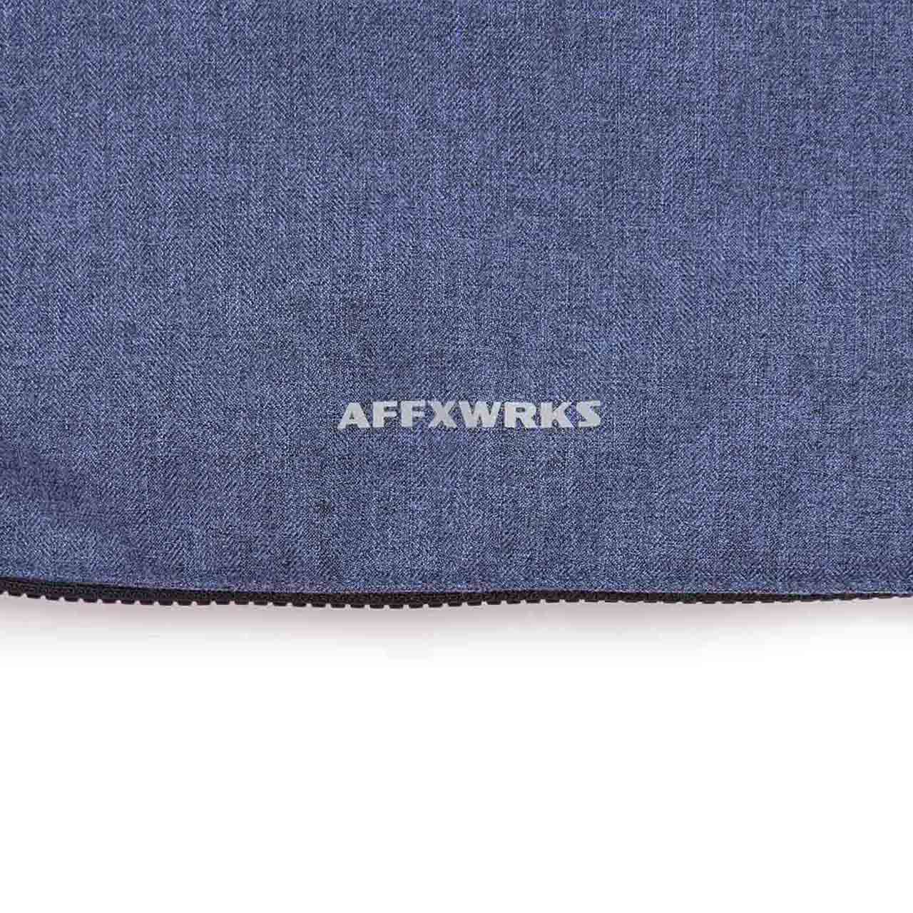 affxwrks bag jacket (peppered blue) - a.plus