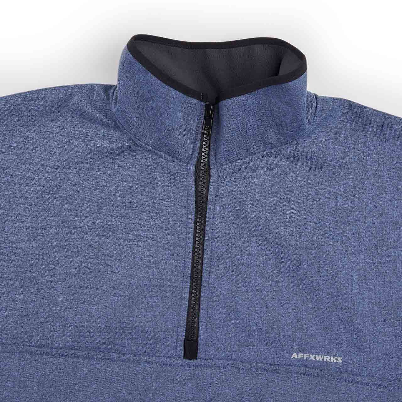 affxwrks bag jacket (peppered blue) - a.plus