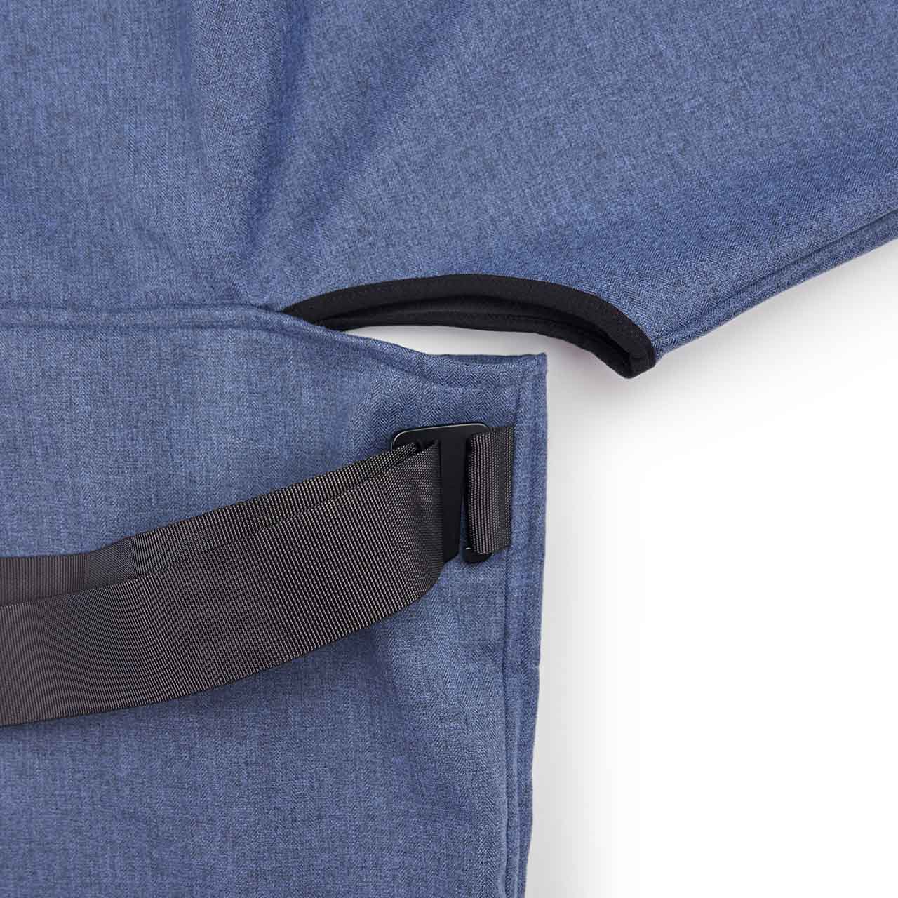 affxwrks bag jacket (peppered blue) | a.plus