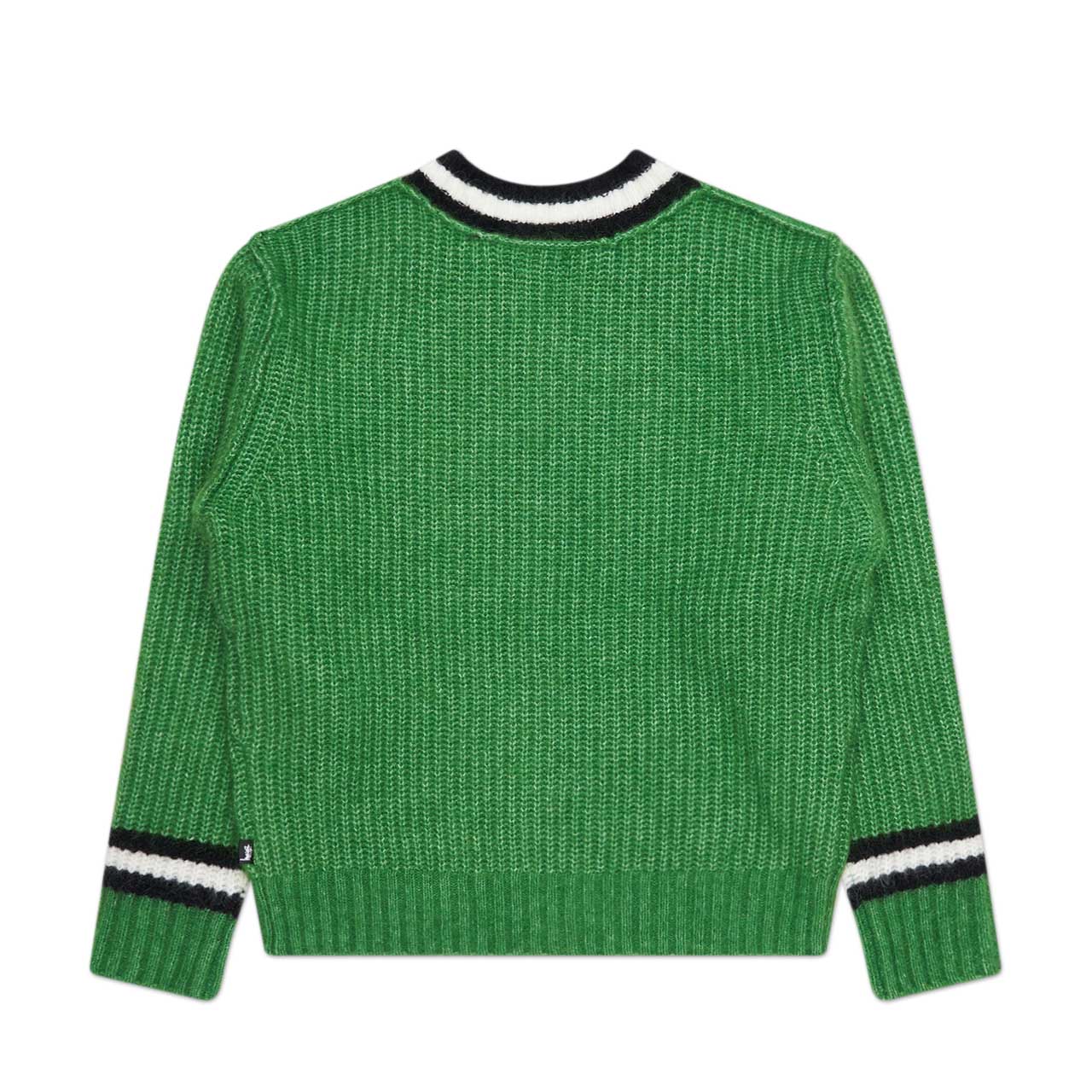 stüssy mohair tennis sweater (green) - a.plus