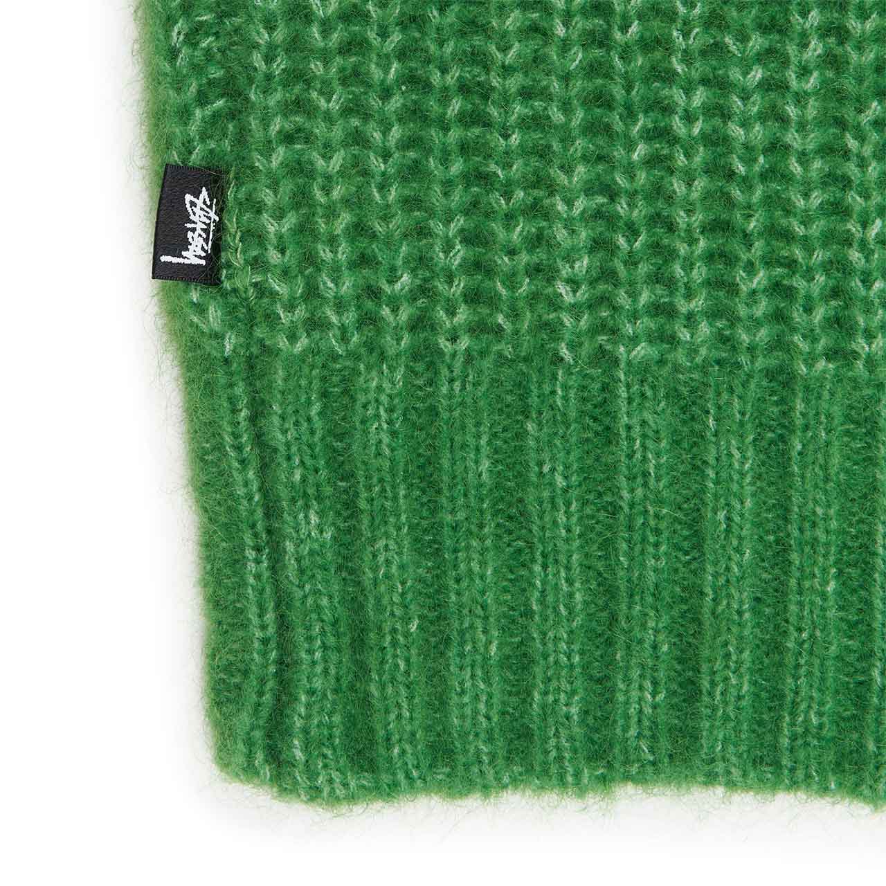 stüssy mohair tennis sweater (green) - a.plus