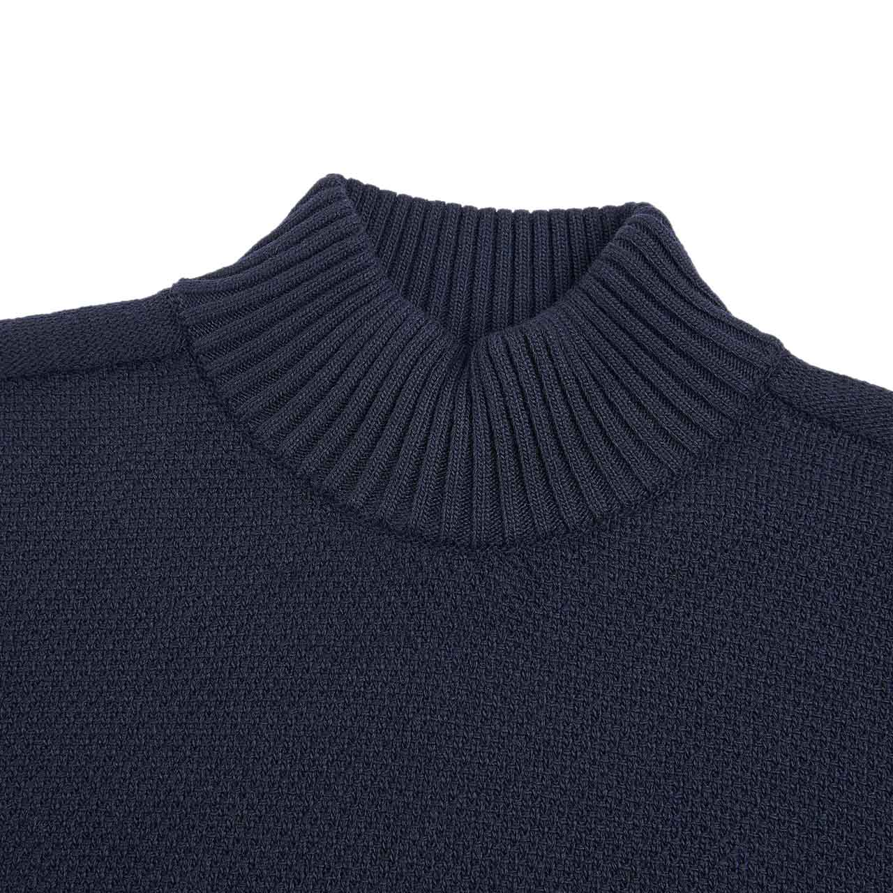 stone island knitted pullover (navy blue) - a.plus