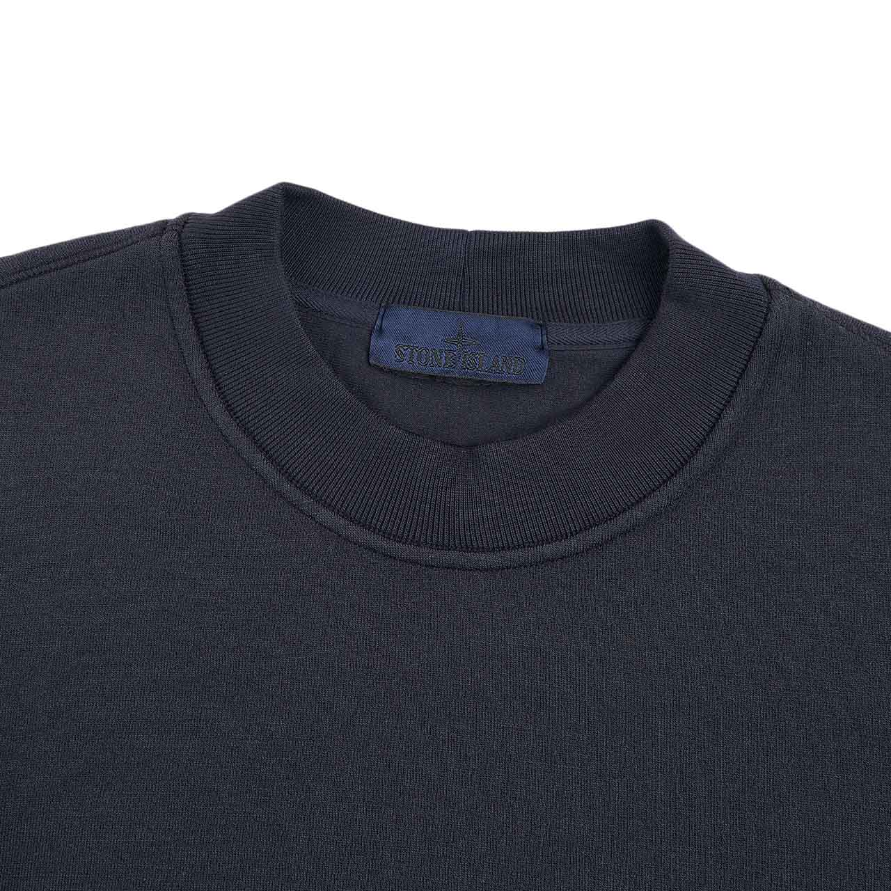 stone island ghost piece sweatshirt (navy blue) - a.plus