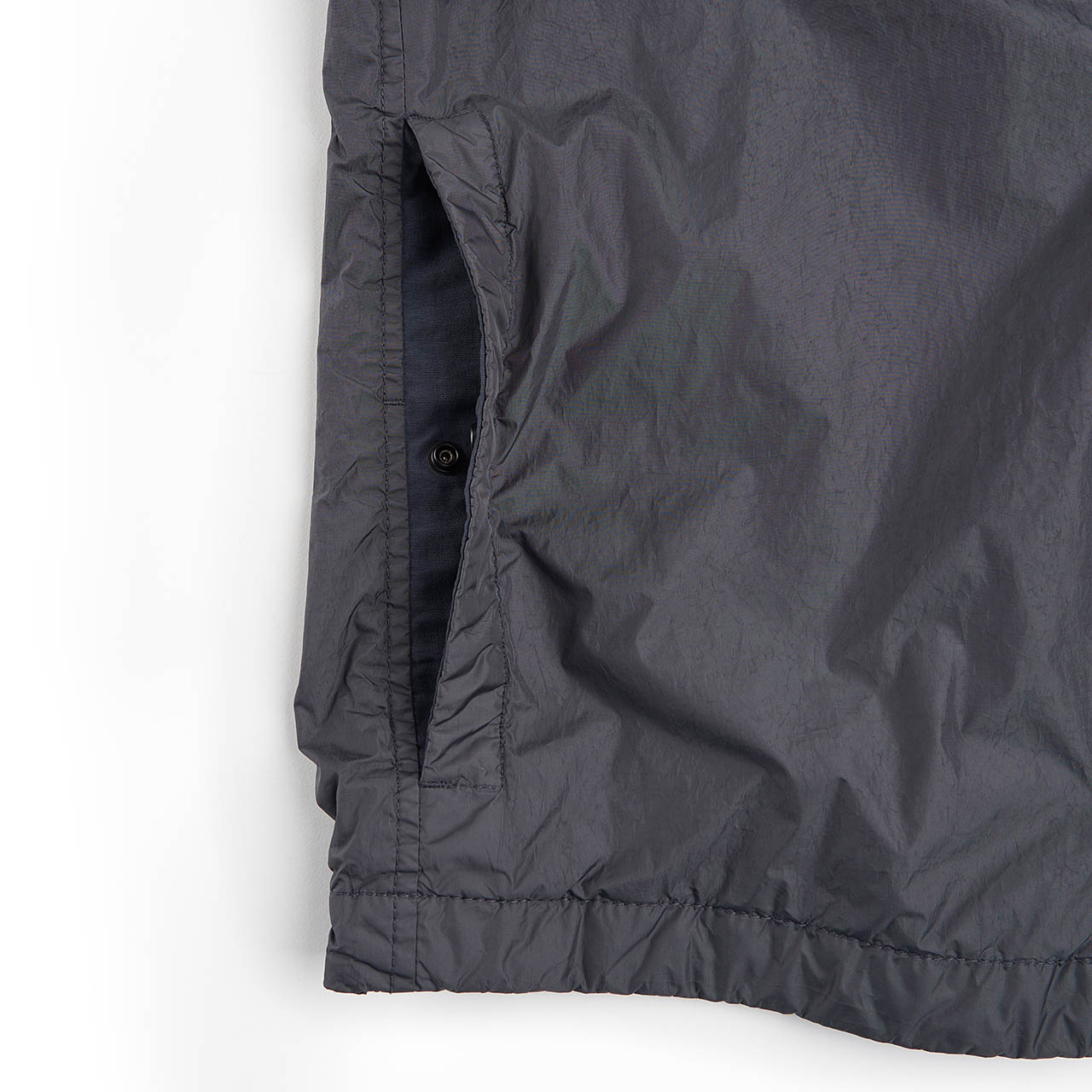 stone island garment dyed crinkle reps overshirt (lead grey) - a.plus