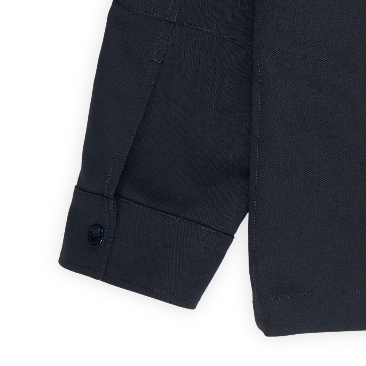 stone island ghost piece overshirt (navy blue) - a.plus