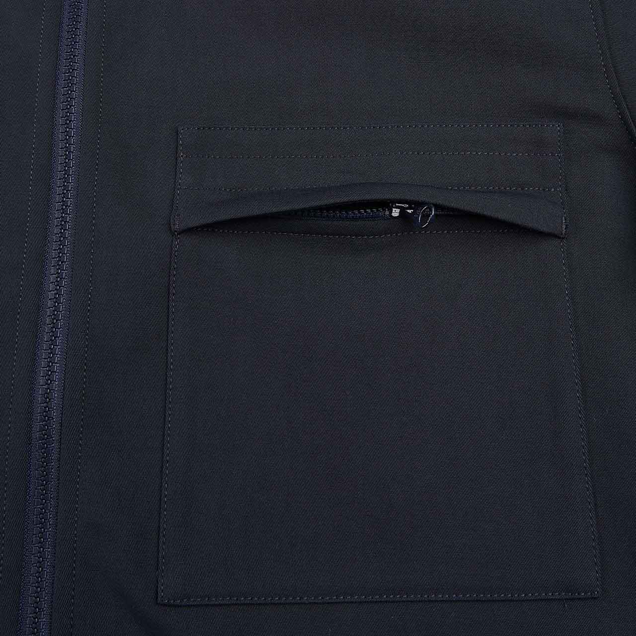 stone island ghost piece overshirt (navy blue) - a.plus