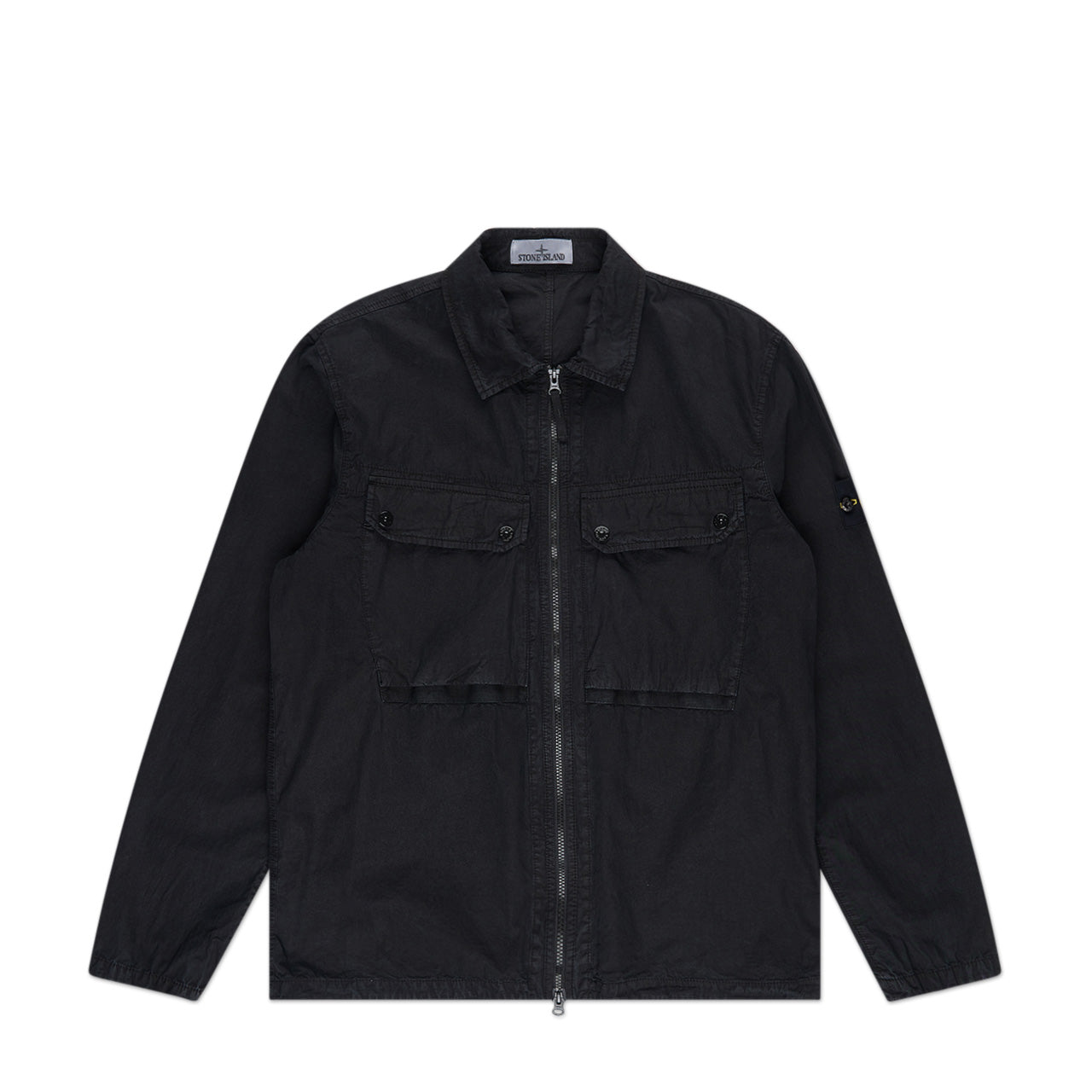 stone island overshirt (black) - a.plus