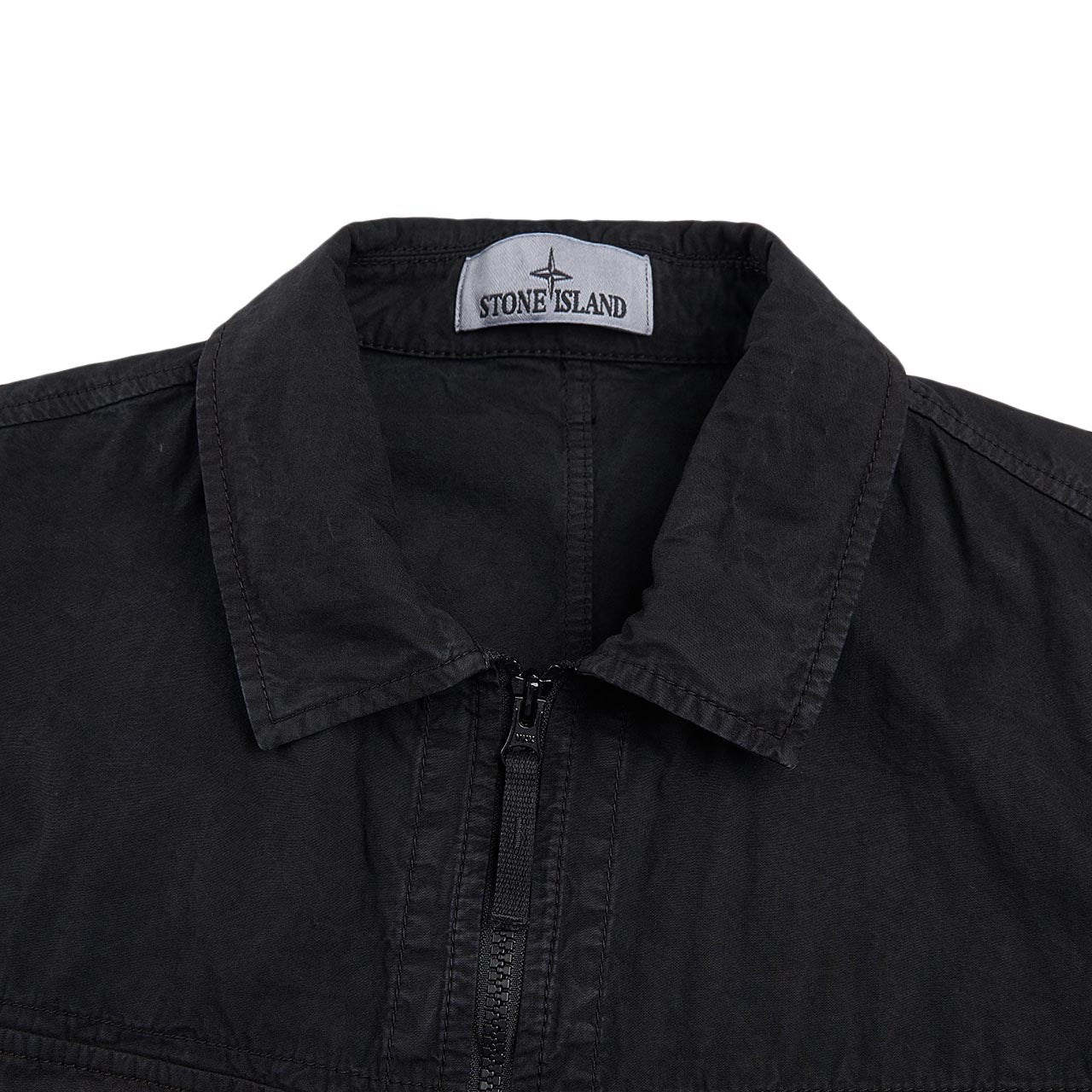 stone island overshirt (black) - a.plus