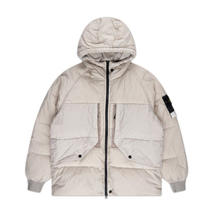 stone island down jacket (plaster) - a.plus