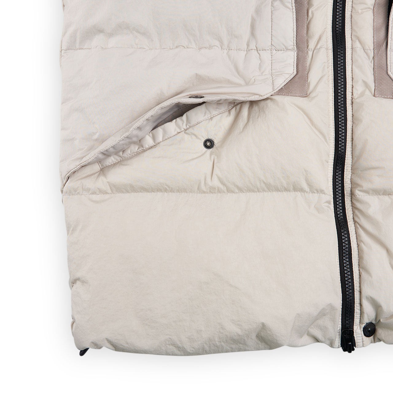 stone island down jacket (plaster) - a.plus
