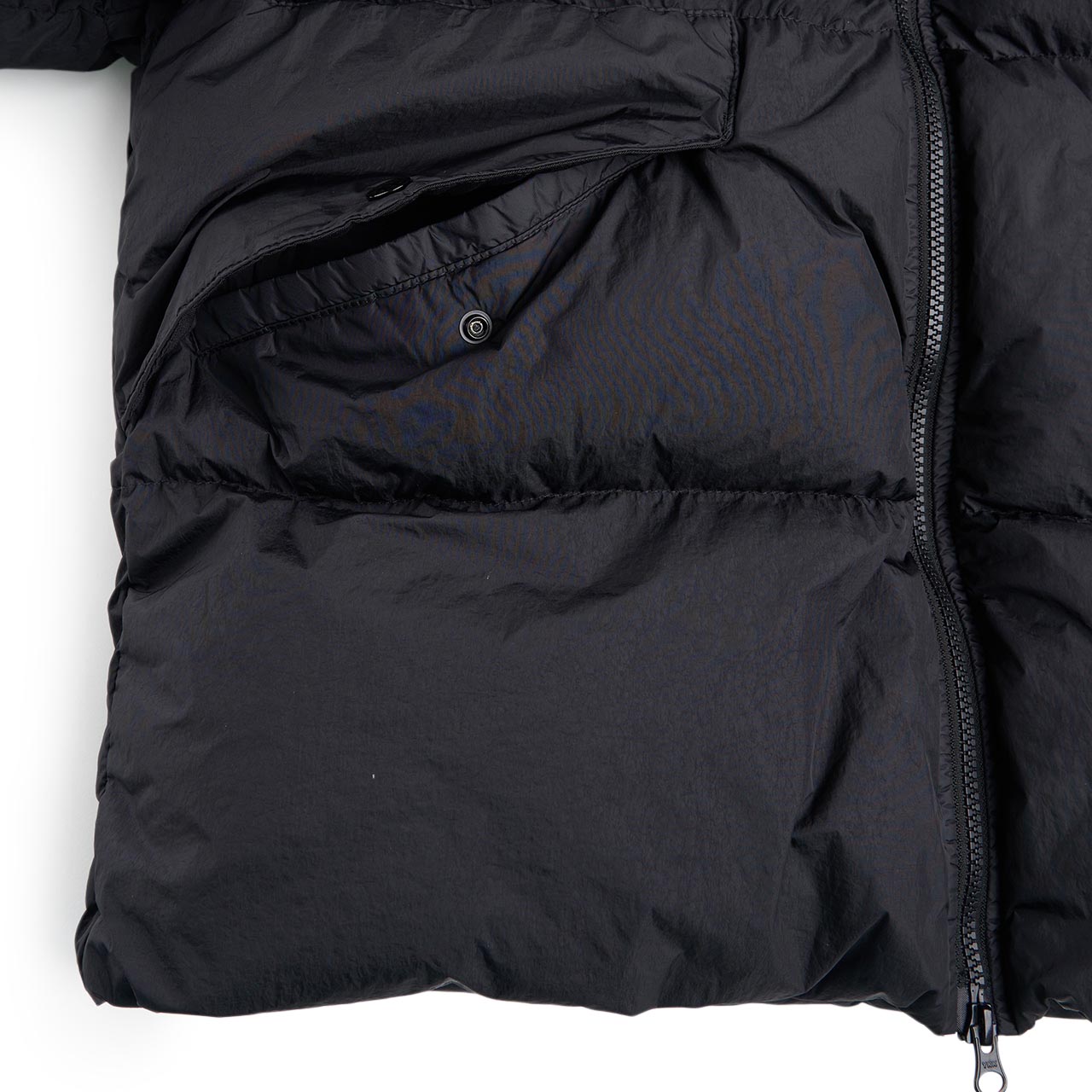 stone island down jacket (black) - a.plus