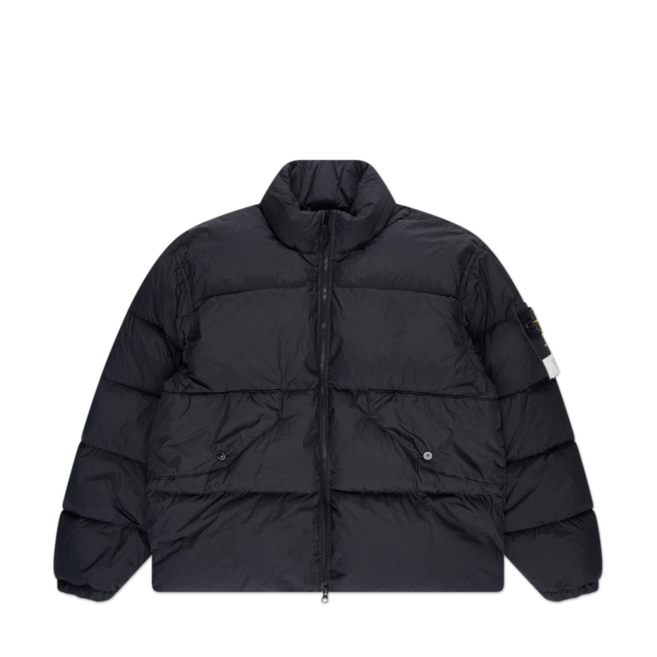 stone island down jacket (black) - a.plus