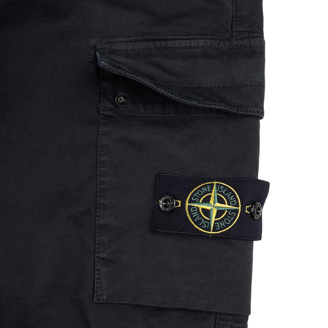 stone island regular tapered pants (black) - a.plus