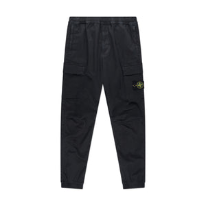 stone island regular tapered pants (black) - a.plus