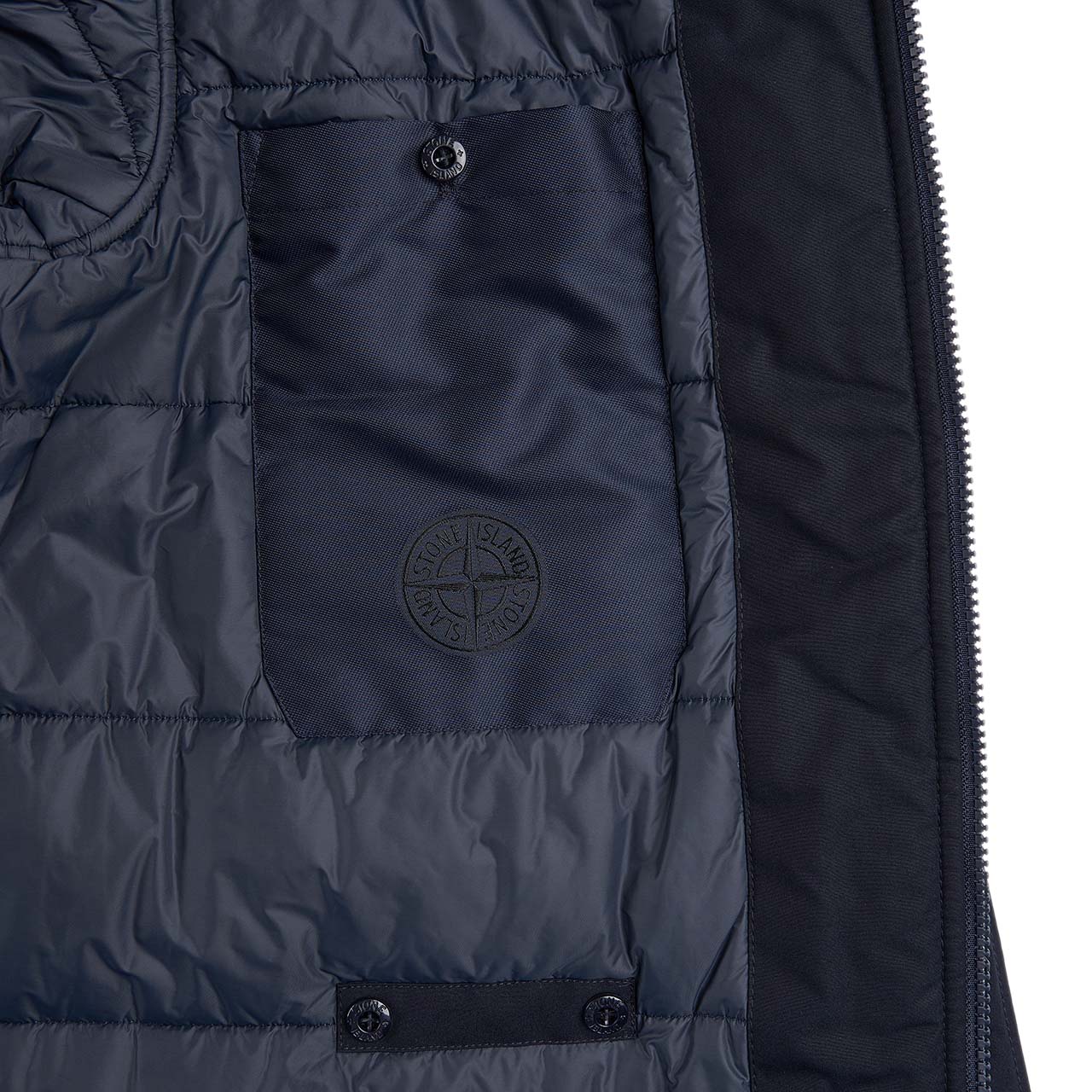 stone island ghost piece jacket (navy blue) - a.plus