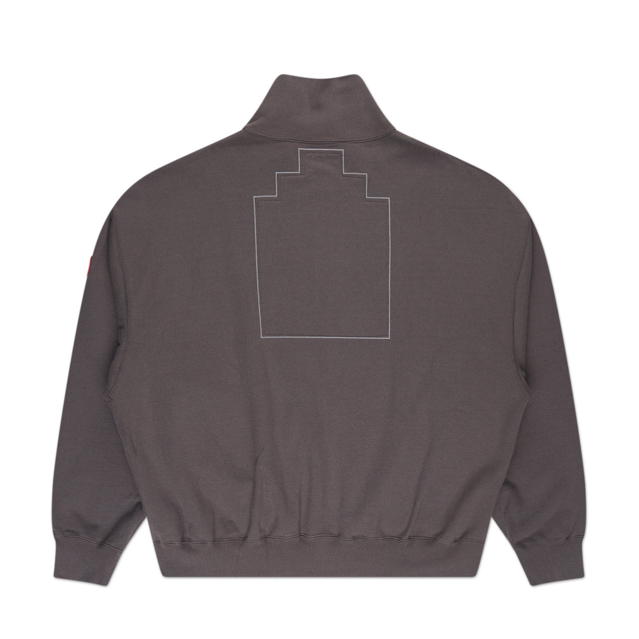 cav empt slash cut zip sweat (grey) - a.plus