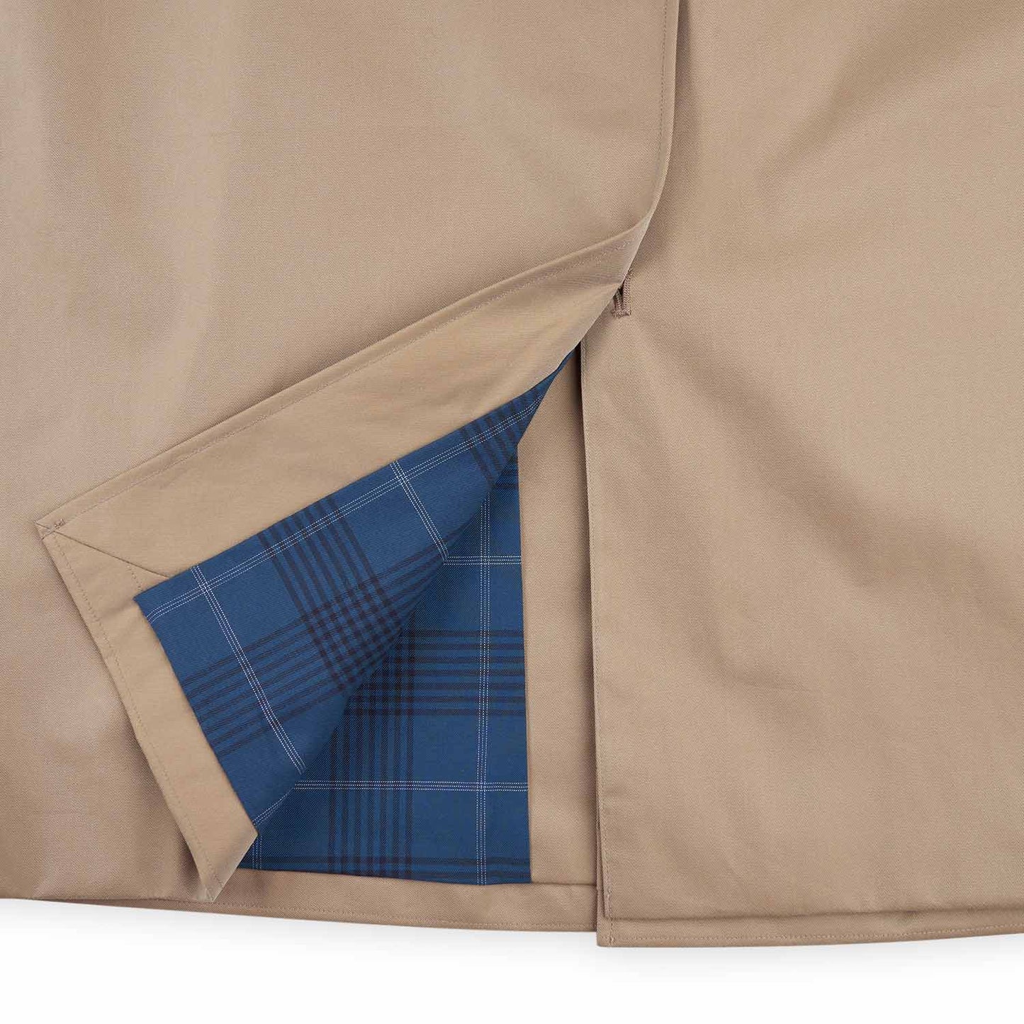 nanamica gore-tex balmacaan coat (beige) - a.plus