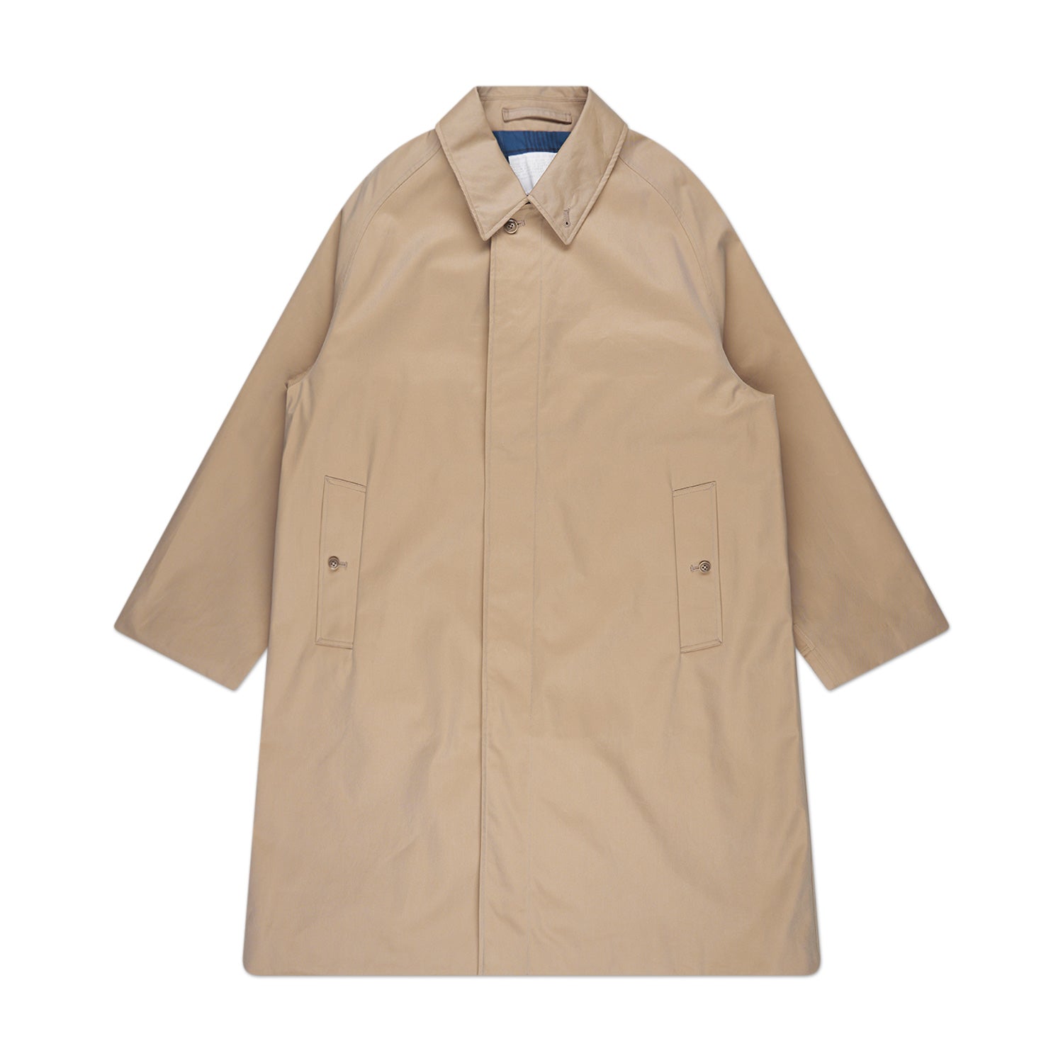nanamica gore-tex balmacaan coat (beige) - a.plus