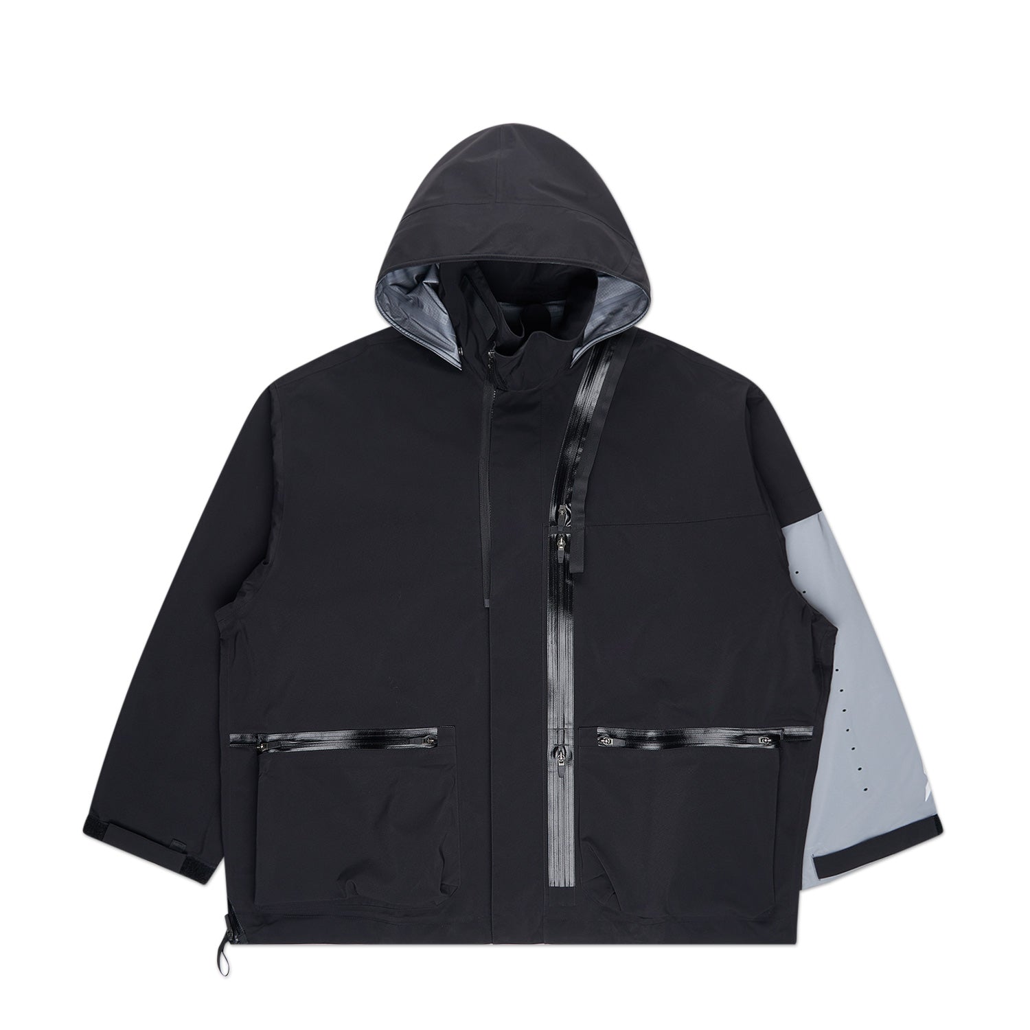 acronym j115-gt 3l gore-tex pro interops parka (black / silver) - a.plus