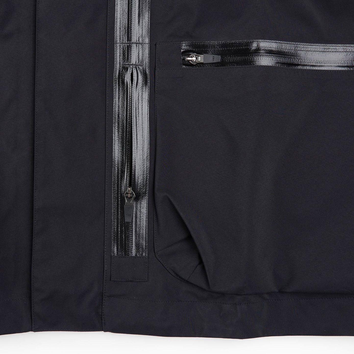 acronym j115-gt 3l gore-tex pro interops parka (black / silver) - a.plus