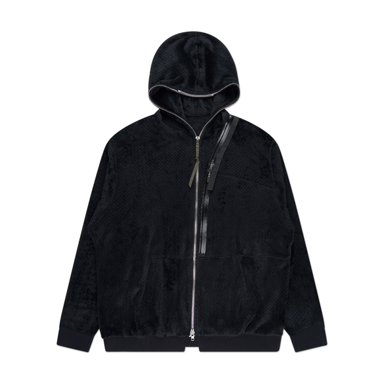 acronym j117-hl polartec® high loft hooded insulator jacket (black) - a.plus