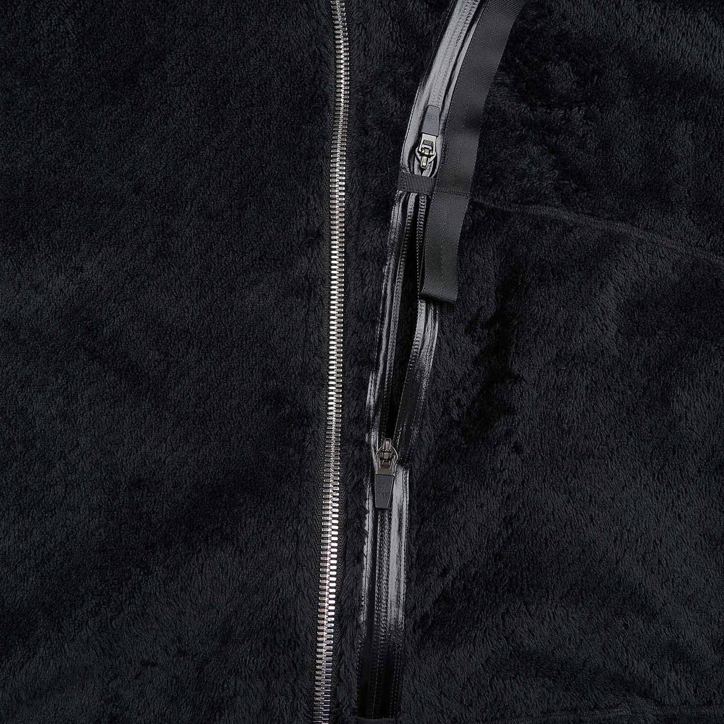 acronym j117-hl polartec® high loft hooded insulator jacket (black) - a.plus