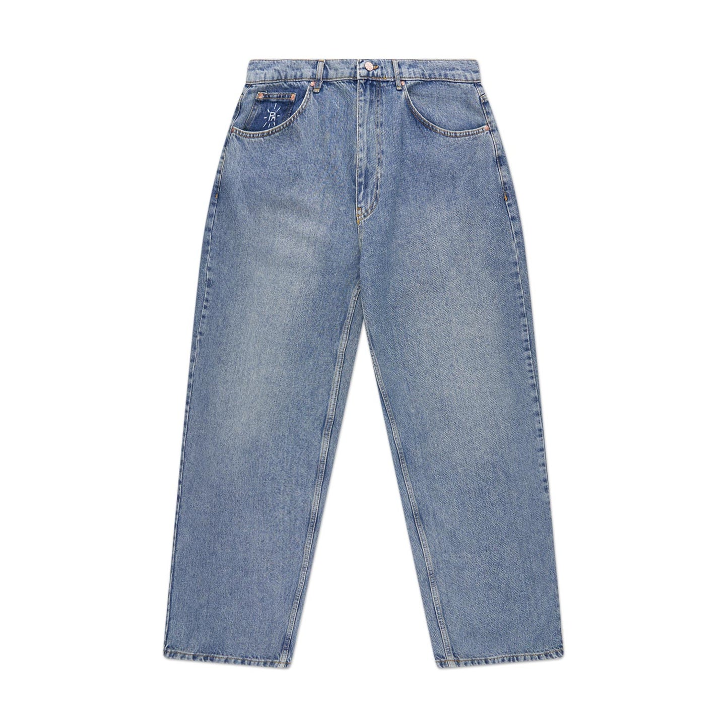 fucking awesome fecke baggy denim pant (stone washed light denim) - a.plus