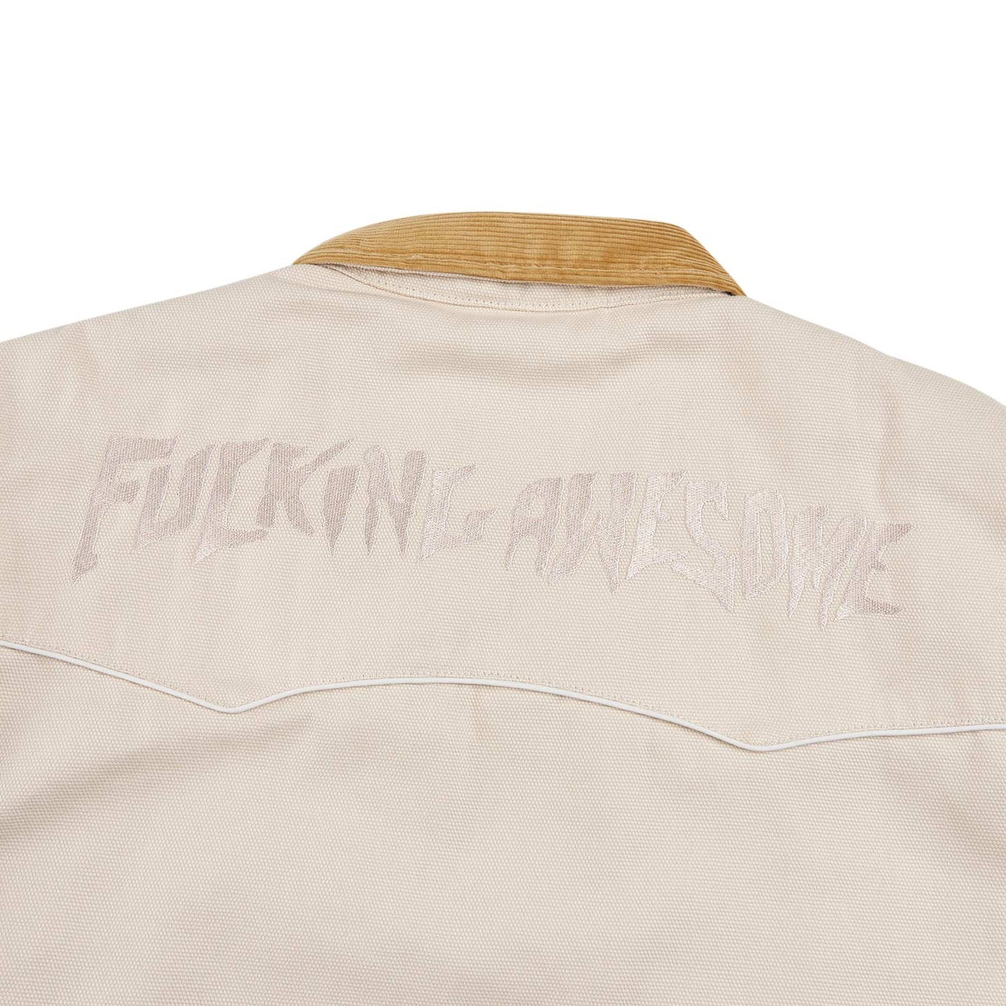 fucking awesome western work jacket (creme) - a.plus