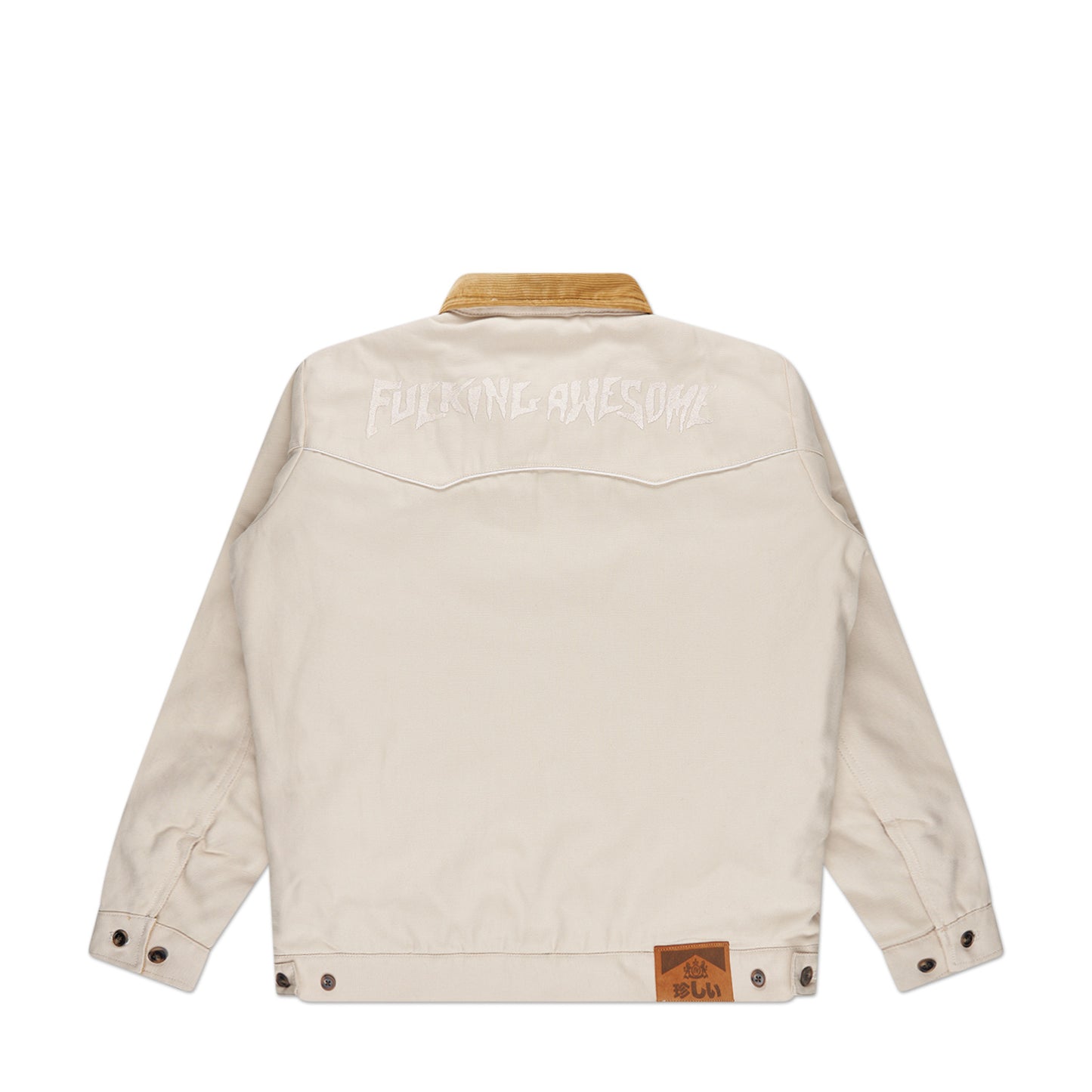 fucking awesome western work jacket (creme) - a.plus
